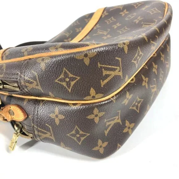 LOUIS VUITTON Monogram ReporterPM Double Zip Crossbody Bag Shoulder Bag